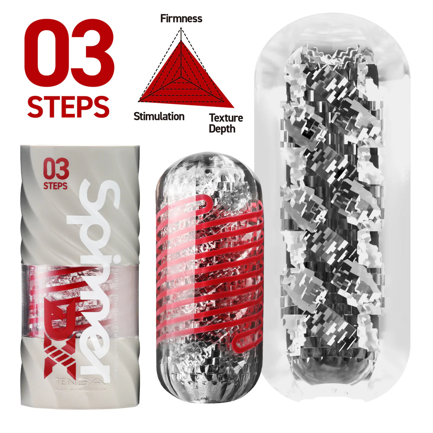 TENGA SPINNER DX - 03 STEPS