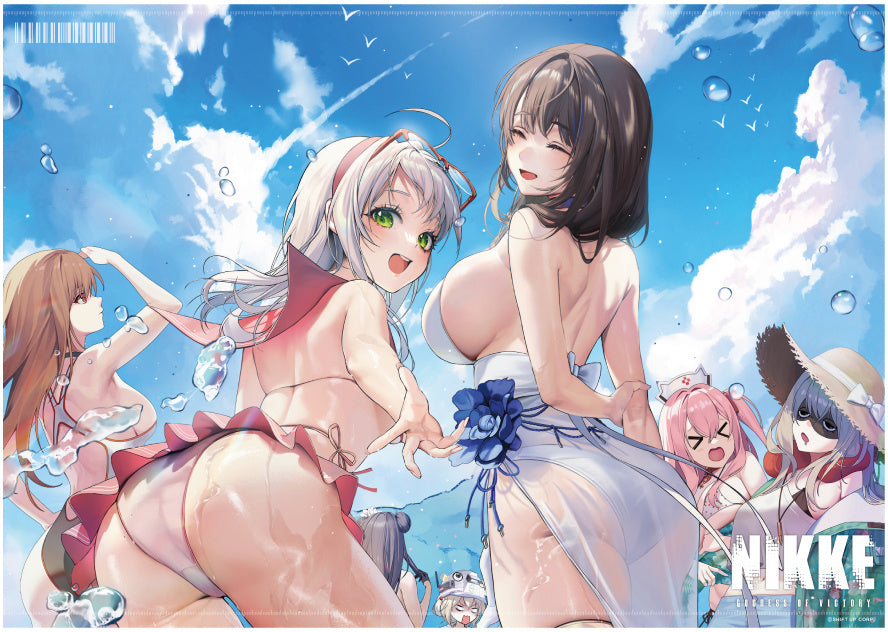 Nikke Goddess of Victory: Clear Poster -summer- KV Pattern
