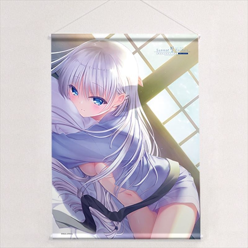 Summer Pockets Reflection Blue: B2 Wall Scroll (Shiroha Naruse: Cosleeping)