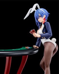 The Demon Sword Master of Excalibur Academy Statue 1/6 Sakuya Sieglinde wearing lapis lazuli blue bunny costume with Nip Slip Gimmick System 25 cm