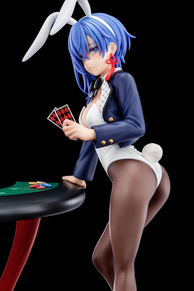 Le Maître de l'Épée Démoniaque de l'Académie Excalibur Statue 1/6 Sakuya Sieglinde portant un costume de lapin bleu lapis-lazuli avec système de gadget Nip Slip 25 cm