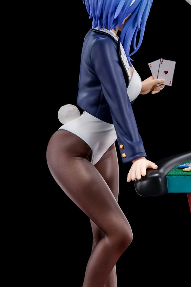 Le Maître de l'Épée Démoniaque de l'Académie Excalibur Statue 1/6 Sakuya Sieglinde portant un costume de lapin bleu lapis-lazuli avec système de gadget Nip Slip 25 cm