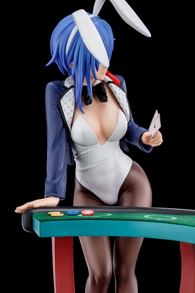 Le Maître de l'Épée Démoniaque de l'Académie Excalibur Statue 1/6 Sakuya Sieglinde portant un costume de lapin bleu lapis-lazuli avec système de gadget Nip Slip 25 cm