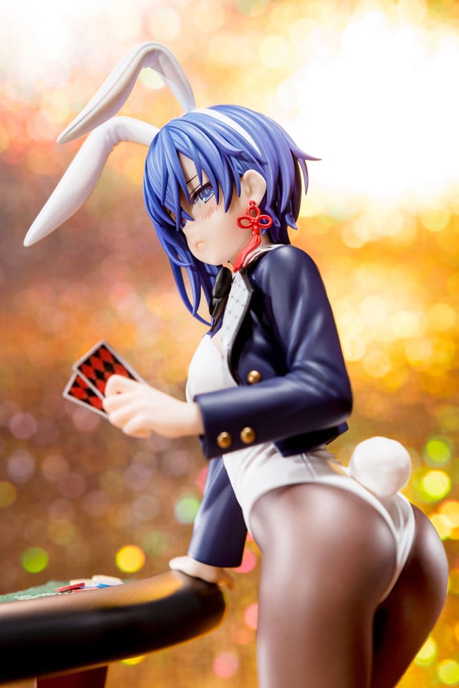 Le Maître de l'Épée Démoniaque de l'Académie Excalibur Statue 1/6 Sakuya Sieglinde portant un costume de lapin bleu lapis-lazuli avec système de gadget Nip Slip 25 cm