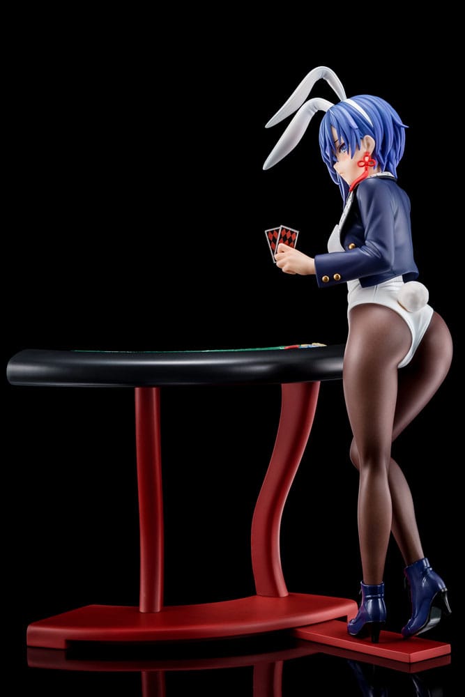 Le Maître de l'Épée Démoniaque de l'Académie Excalibur Statue 1/6 Sakuya Sieglinde portant un costume de lapin bleu lapis-lazuli avec système de gadget Nip Slip 25 cm