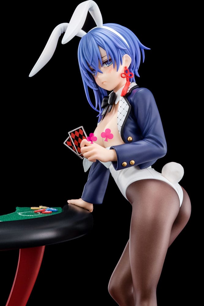 Le Maître de l'Épée Démoniaque de l'Académie Excalibur Statue 1/6 Sakuya Sieglinde portant un costume de lapin bleu lapis-lazuli avec système de gadget Nip Slip 25 cm