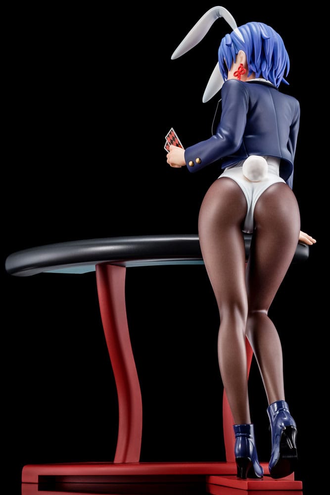 Le Maître de l'Épée Démoniaque de l'Académie Excalibur Statue 1/6 Sakuya Sieglinde portant un costume de lapin bleu lapis-lazuli avec système de gadget Nip Slip 25 cm