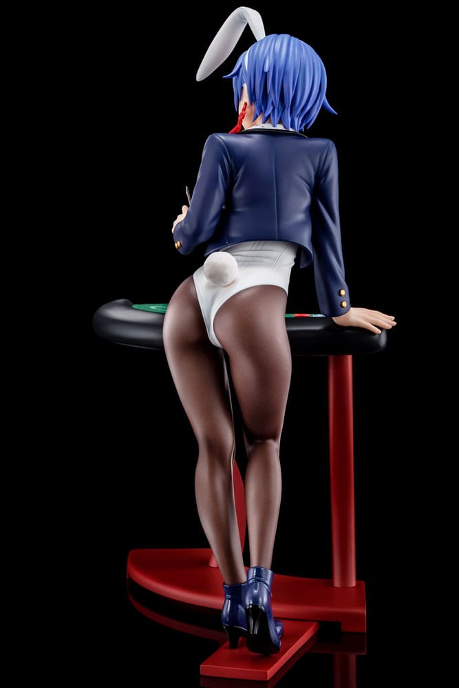Le Maître de l'Épée Démoniaque de l'Académie Excalibur Statue 1/6 Sakuya Sieglinde portant un costume de lapin bleu lapis-lazuli avec système de gadget Nip Slip 25 cm