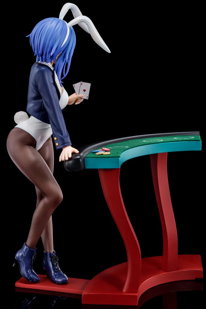 Le Maître de l'Épée Démoniaque de l'Académie Excalibur Statue 1/6 Sakuya Sieglinde portant un costume de lapin bleu lapis-lazuli avec système de gadget Nip Slip 25 cm