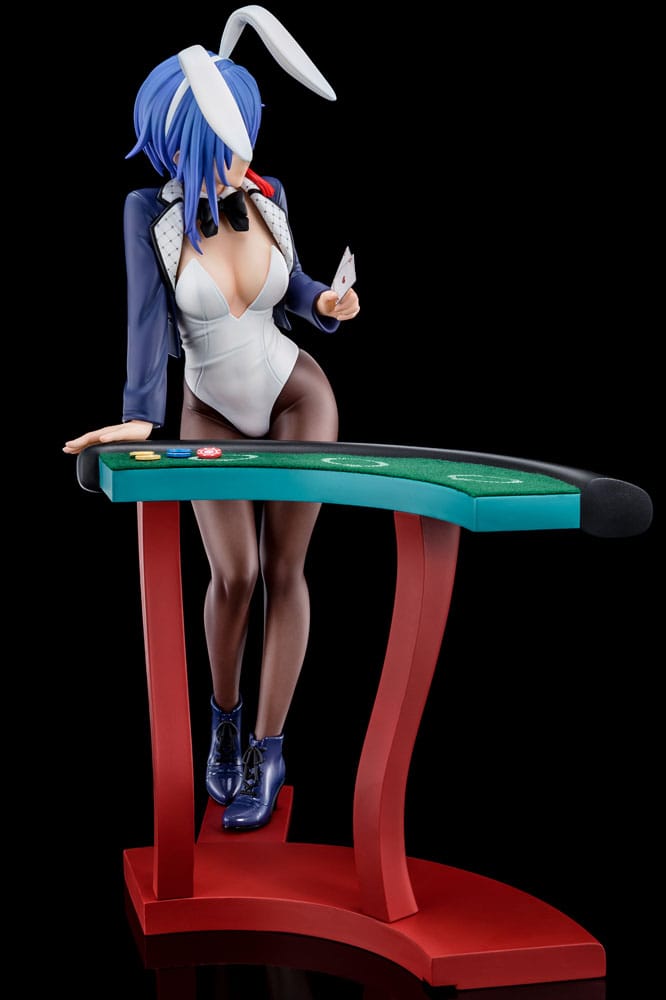 Le Maître de l'Épée Démoniaque de l'Académie Excalibur Statue 1/6 Sakuya Sieglinde portant un costume de lapin bleu lapis-lazuli avec système de gadget Nip Slip 25 cm