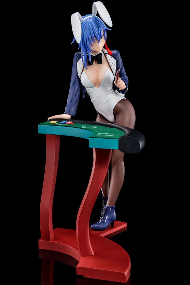 Le Maître de l'Épée Démoniaque de l'Académie Excalibur Statue 1/6 Sakuya Sieglinde portant un costume de lapin bleu lapis-lazuli avec système de gadget Nip Slip 25 cm