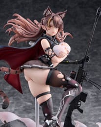 Statuette PVC originale 1/7 Ijuu Senki Série : Sniper Karihime Distribution limitée 27 cm