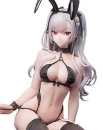 Original Character Statue 1/7 Black Bunny Girl Tana 23 cm