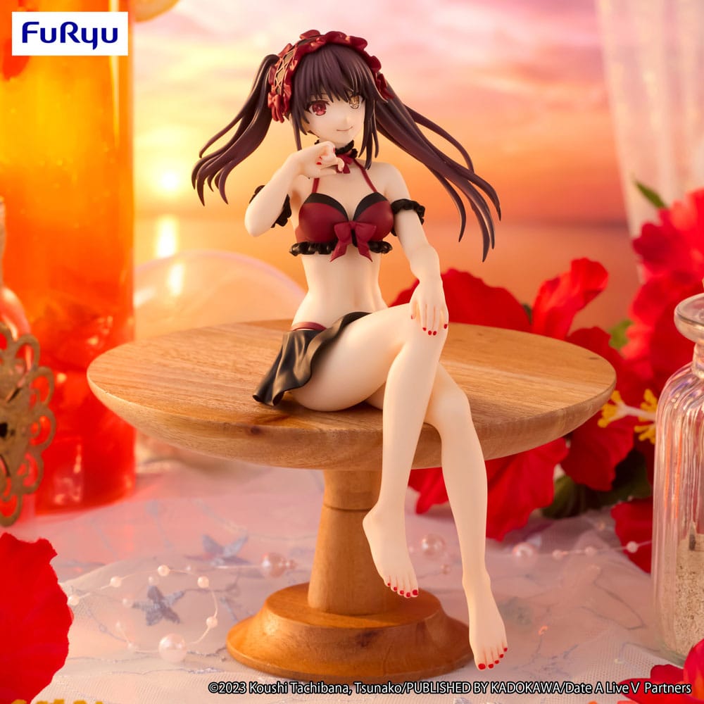 Date A Live Noodle Stopper PVC Statue Kurumi Tokisaki Swimsuit Ver. 15 cm