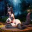 Original Character PVC Statue 1/5 Little Red Riding Hood And The Wolf Girl Wolf Girl 21 cm