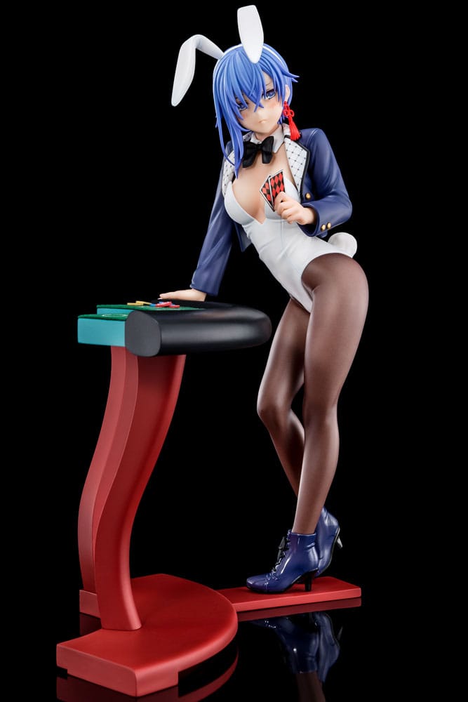 Le Maître de l'Épée Démoniaque de l'Académie Excalibur Statue 1/6 Sakuya Sieglinde portant un costume de lapin bleu lapis-lazuli avec système de gadget Nip Slip 25 cm
