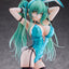 Original Character PVC Statue 1/4 Green Twin Tail Bunny-chan 43 cm