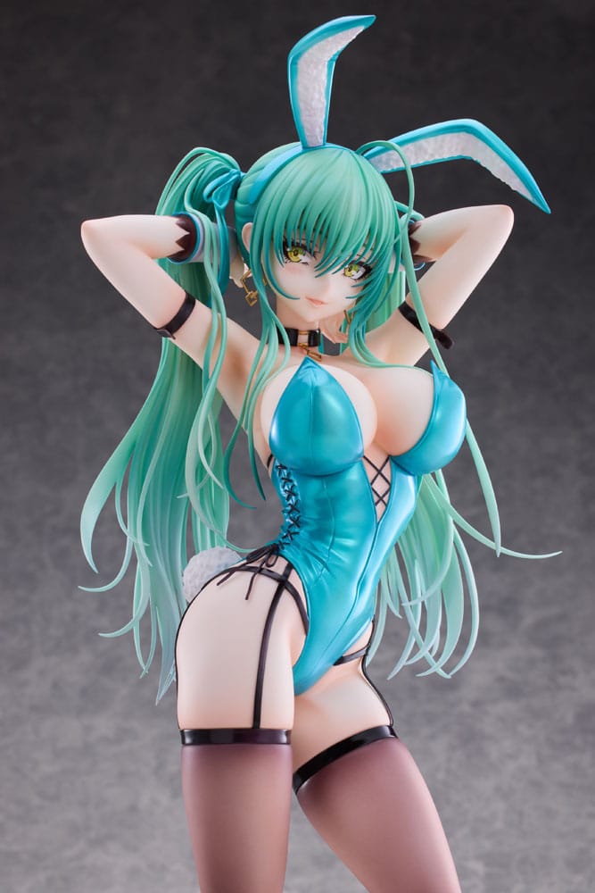 Original Character PVC Statue 1/4 Green Twin Tail Bunny-chan 43 cm