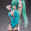 Original Character PVC Statue 1/4 Green Twin Tail Bunny-chan 43 cm