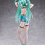 Original Character PVC Statue 1/4 Green Twin Tail Bunny-chan Fishnet Tights Ver. 43cm