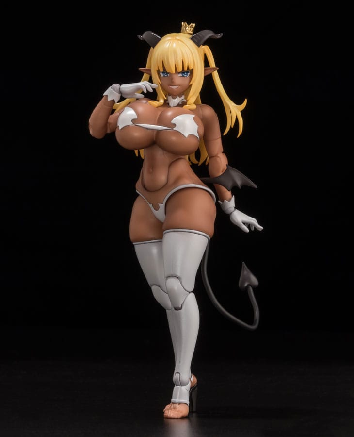 Original Character by Asanagi Series Action Figure Succubus Queen Lisbeth Tanned Ver. 14cm