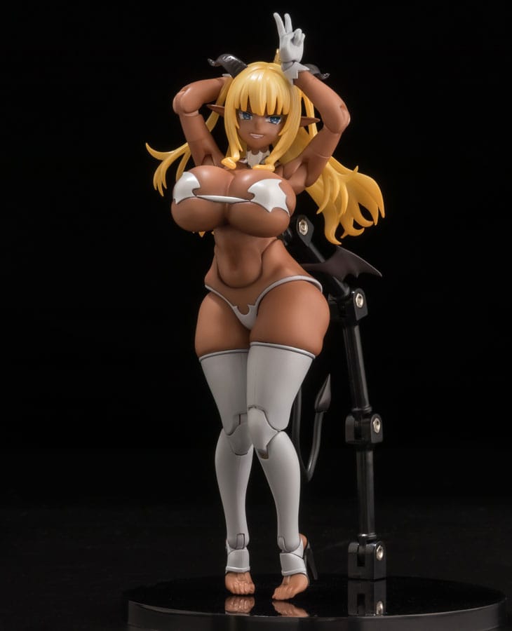 Original Character by Asanagi Series Action Figure Succubus Queen Lisbeth Tanned Ver. 14cm