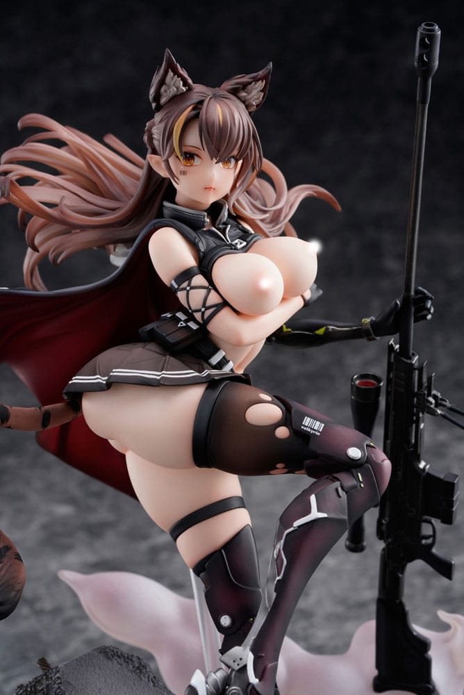 Original Character PVC Statue 1/7 Ijuu Senki Series: Sniper Karihime Limited Distribution 27 cm