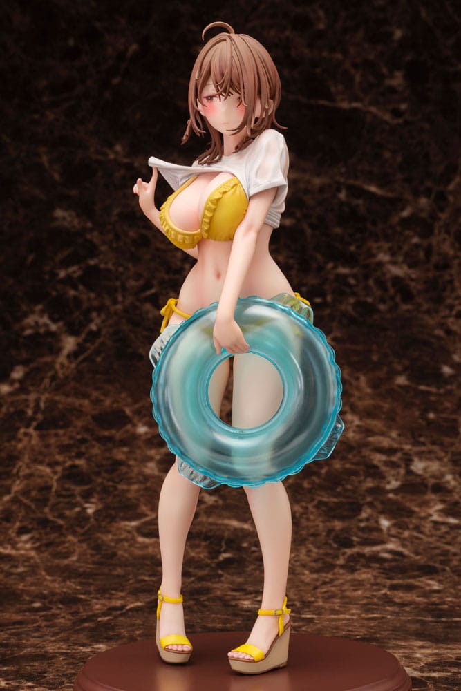 Original Illustration Statue 1/6 Deatte Toku Suru Onnanoko Tokujo-chan Hinako Ootori illustration Nekomugi 28 cm